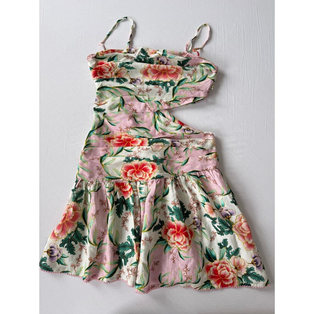 Agua Bendita Mini Dress Cade Korin Floral Cut out Dress Size M NWT - Picture 2 of 6